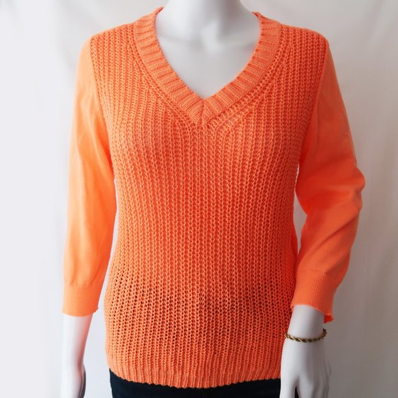 Ted Baker London Orange Lills Knit Sweater - Picture 2 of 9